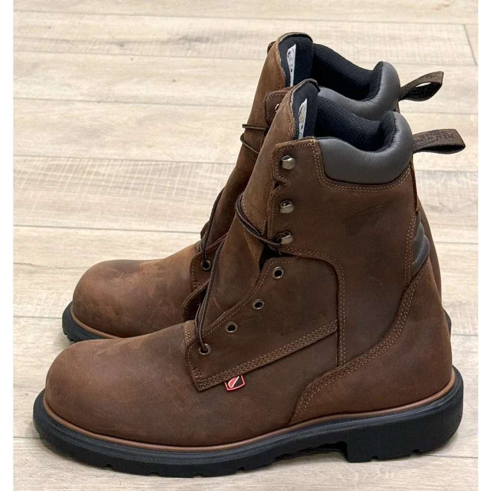 NEW RED WING 400 DYNAFORCE 8-INCH WATERPROOF SOFT TOE BOOTS SZ 11 D